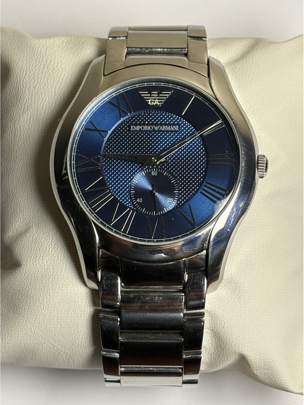 Emporio Armani AR11085 Valente Men's Watch With Blue Dial